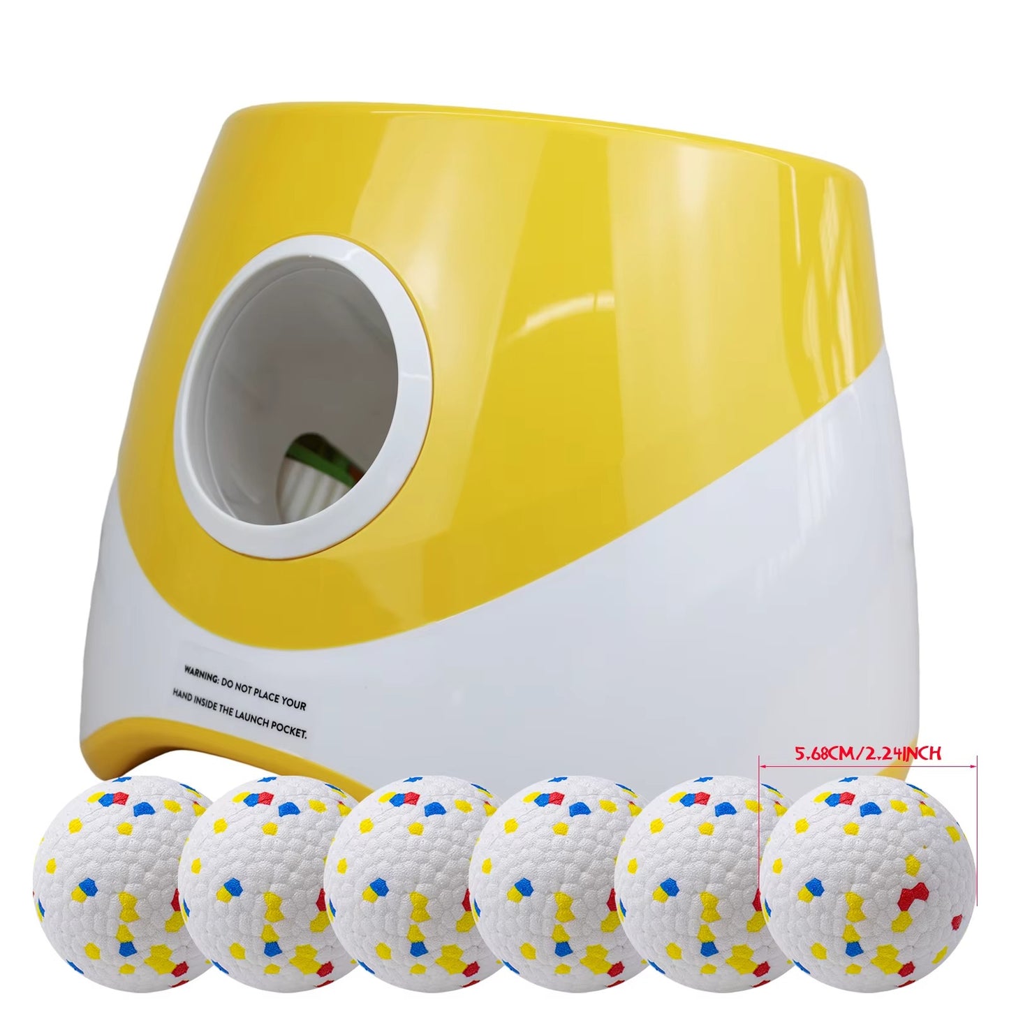 Automatic Dog Tennis Ball Launcher – Rechargeable Interactive Toy for Endless Fetch & Fun Play