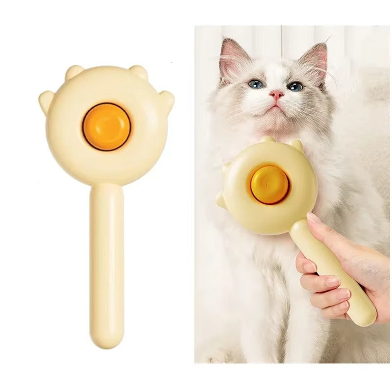 Self-Cleaning Slicker Brush