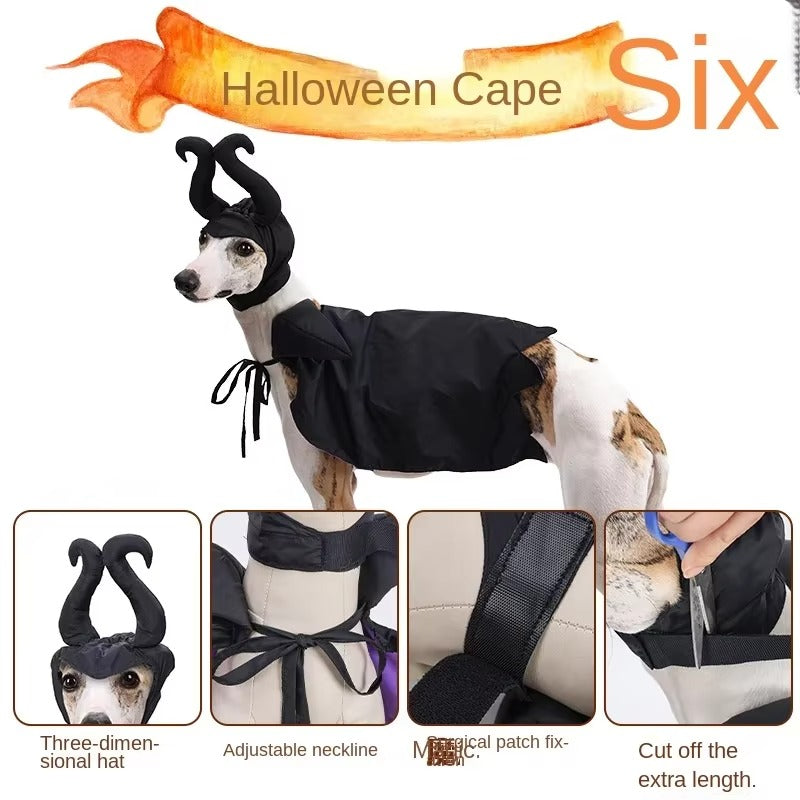 Halloween Dracula Pet Hooded Cloak