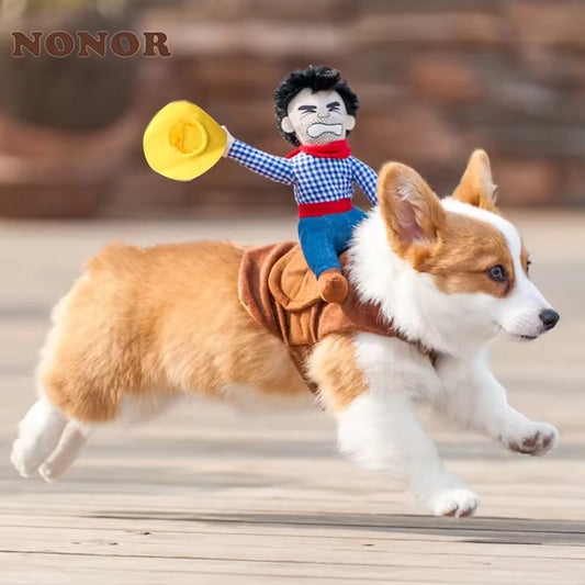 Pet Clothes Funny Cowboy Dressing Up