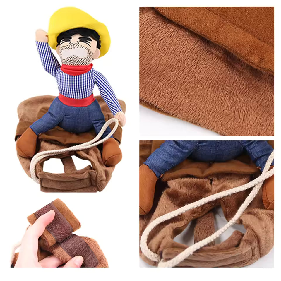 Pet Clothes Funny Cowboy Dressing Up