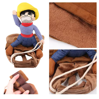 Pet Clothes Funny Cowboy Dressing Up