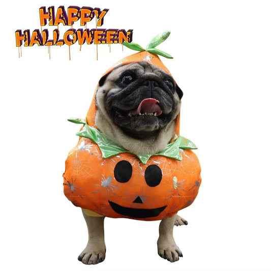 Halloween Puppy Clothes Funny Dog Pumpkin Costumes Pet Dog