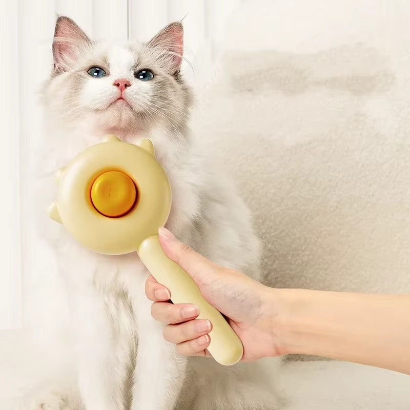 Self-Cleaning Slicker Brush