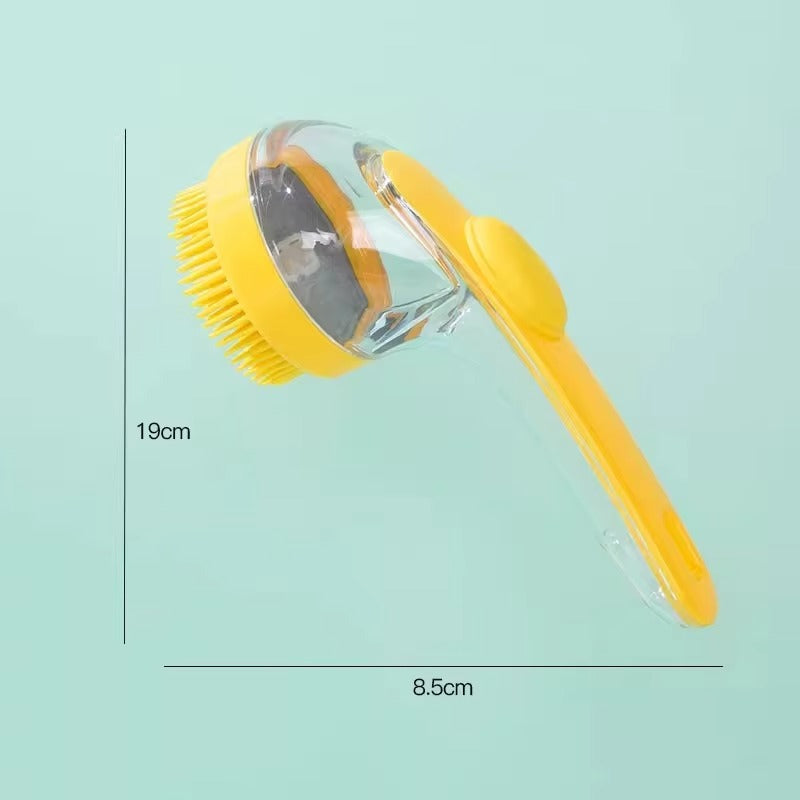 🎁 Special long-handled pet bathing brush with shampoo holder (100% off)