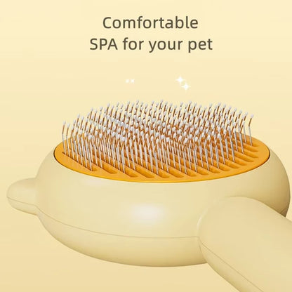 Self-Cleaning Slicker Brush