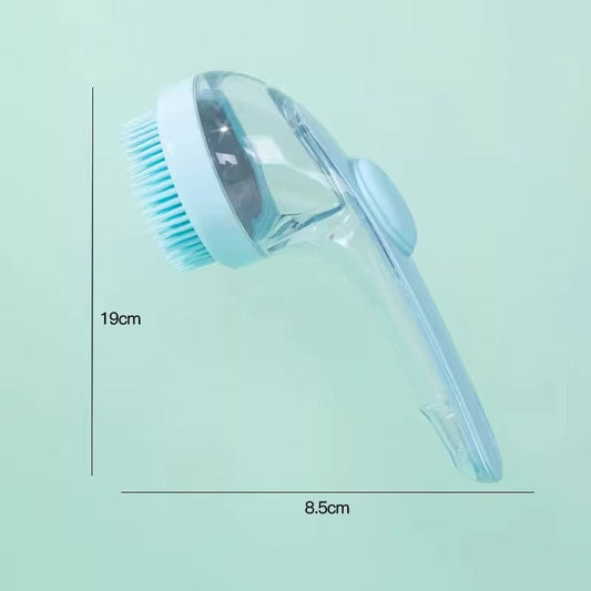 🎁 Special long-handled pet bathing brush with shampoo holder (100% off)